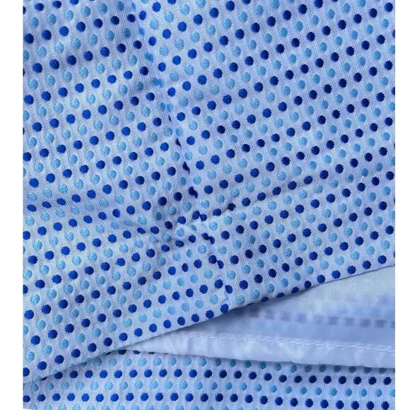 Maggie Breen Too Blue Polka Dot Sleeveless Shift Dress - Girls Size 12 - Picture 9 of 10